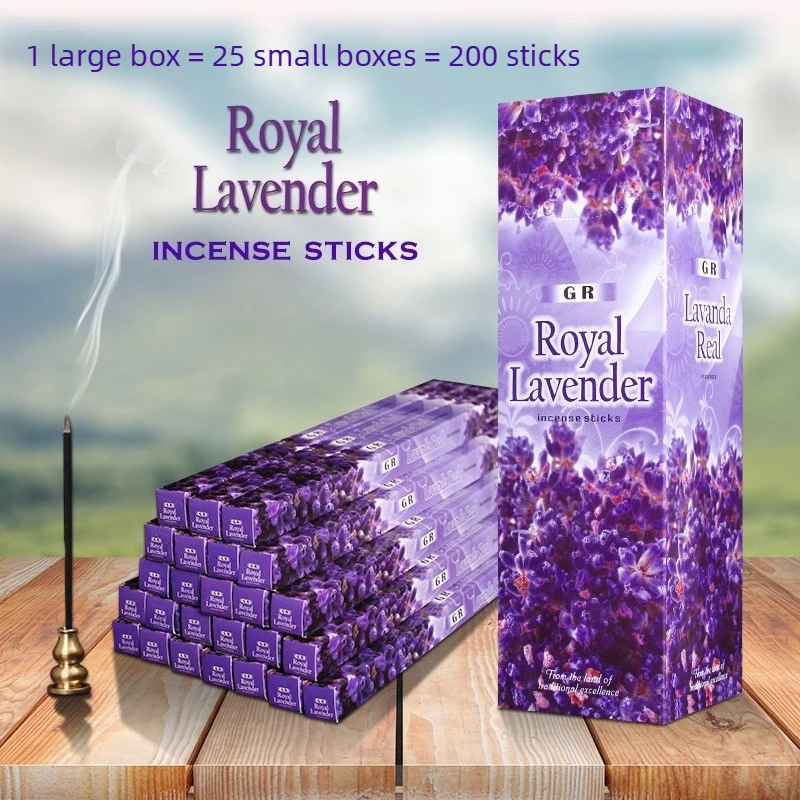 80-200 Räucherstäbchen Indischer Lavendel Jasmin Salbei Rose Raumduft Schlafzimmer Toilette Lufterfrischer Tibetische Aromatherapie