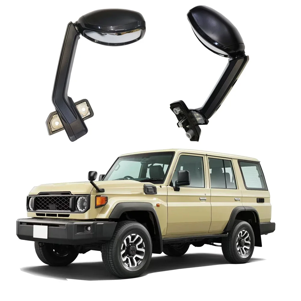 LHD/RHD Side Engine Hood Sand Board Rearview Mirror for   Land Cruiser 70 Series LC76 LC70 LC71 LC79 2024  Accessories
