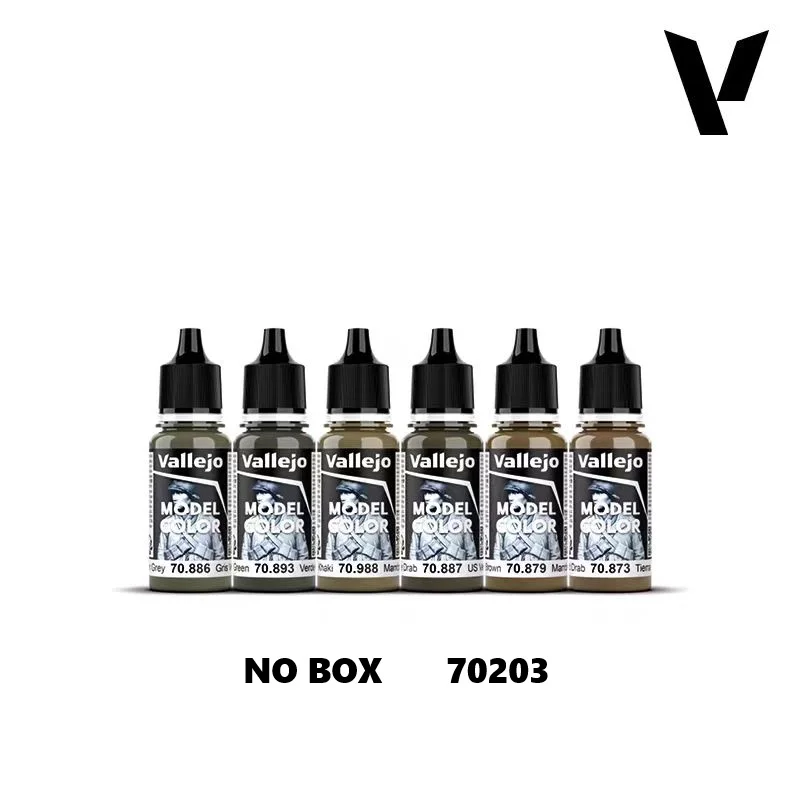 

Vallejo|Historic US Military Shades|Brush & Airbrush Compatible Acrylic Colors | Pro Modeler Collection | 6 bottles x 18 ml