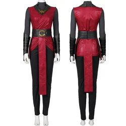 Halloween Carnival Fallen Order Nightsister Merrin Cosplay Costume With Accessories Dark Witch Red Outfit