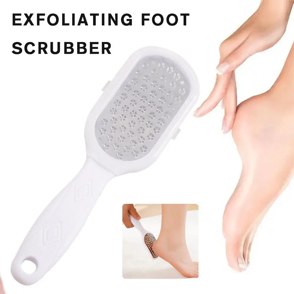 Exfoliërende Voet Scrubber Professionele Hiel Dode Huid Draagbare Gereedschappen Remover Voet Eelt Care Cleaner Q9V6