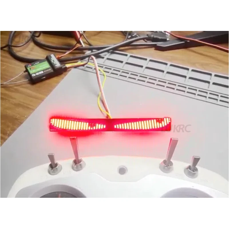 

Devil's light Controllable for 1/14 RC Model Truck Loader Digger Trailer DIY Parts Adjustable Dynamic Blinking HeadLlights
