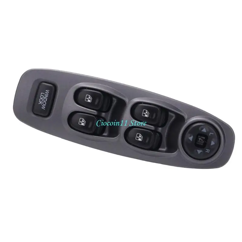 Y1UB Integrated Driver Door Window Control Switches for 1999-2006 Accent Applications, with Four Buttons and Two Rear Electrical
