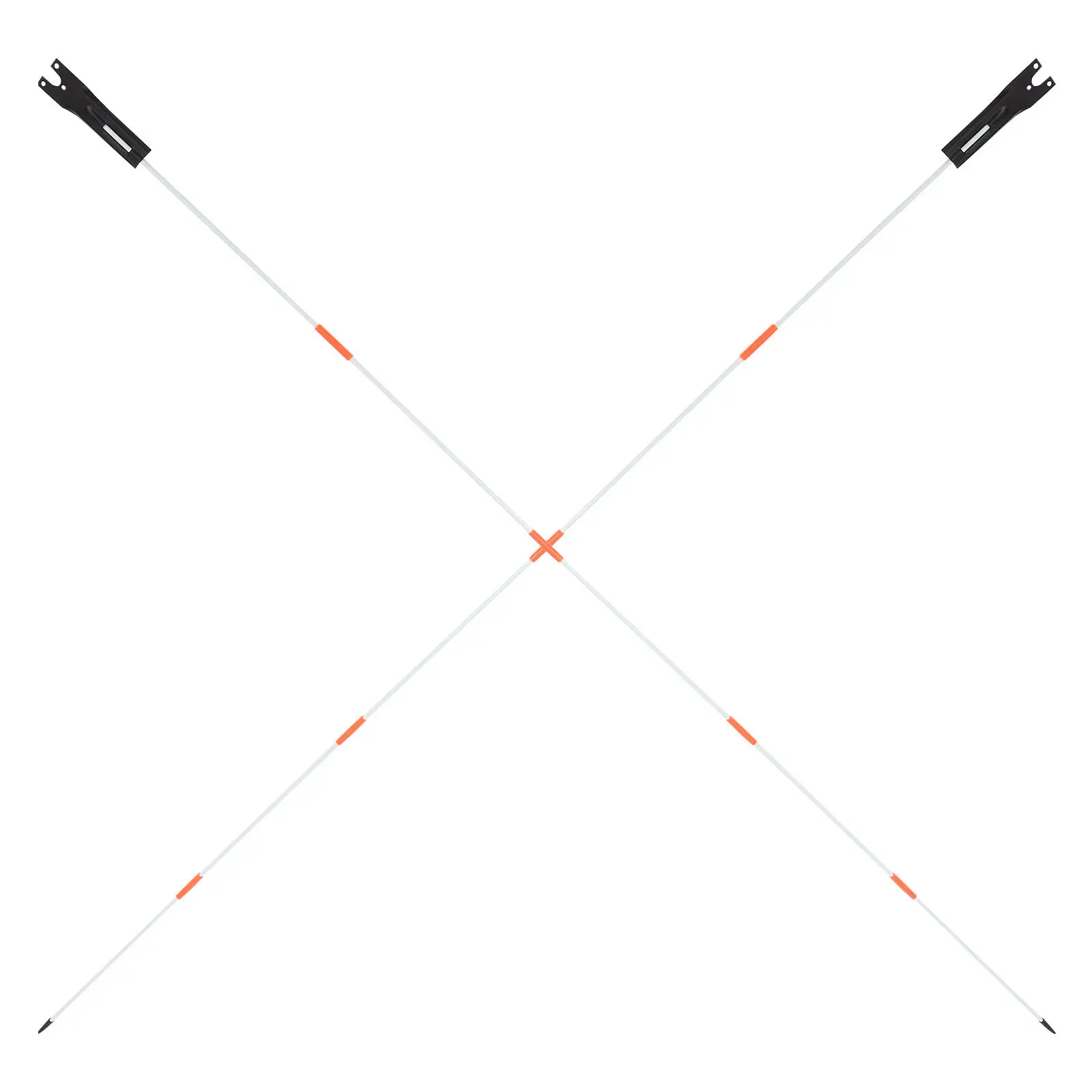 2Sets Safety Flagpole Adjustable Bicycle Flag Holder Universal Detachable Bike Rear Axle Mount Bicycle Safety Flagpole