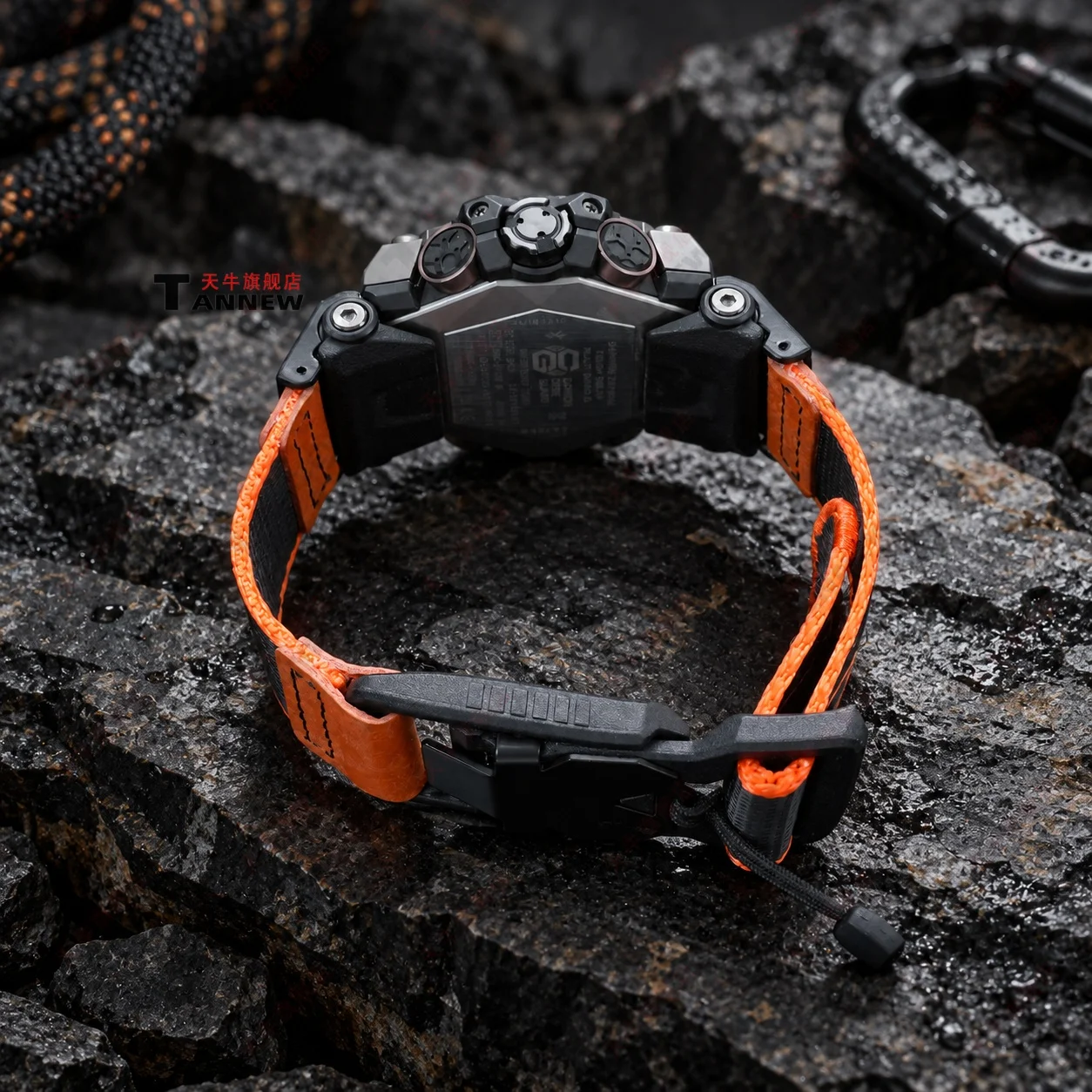 Woven Nylon Watch Strap for Casio G-Shock Mudmaster GWG-B1000 Lightweight Waterproof Sport Replacement Band Outdoor Wrist Strap - view 4