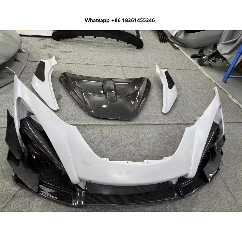For 720S Carbon Fiber Body Kit 720S Upgraded   Front Bumper Hood Spoiler Diffuser Durable Premium Car Accessories