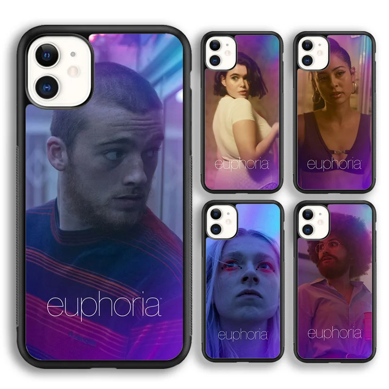 American TV Series Euphoria soft Phone Case Cover For iPhone 16 15 14 plus XS XR 11 12 mini 13 pro max coque Fundas