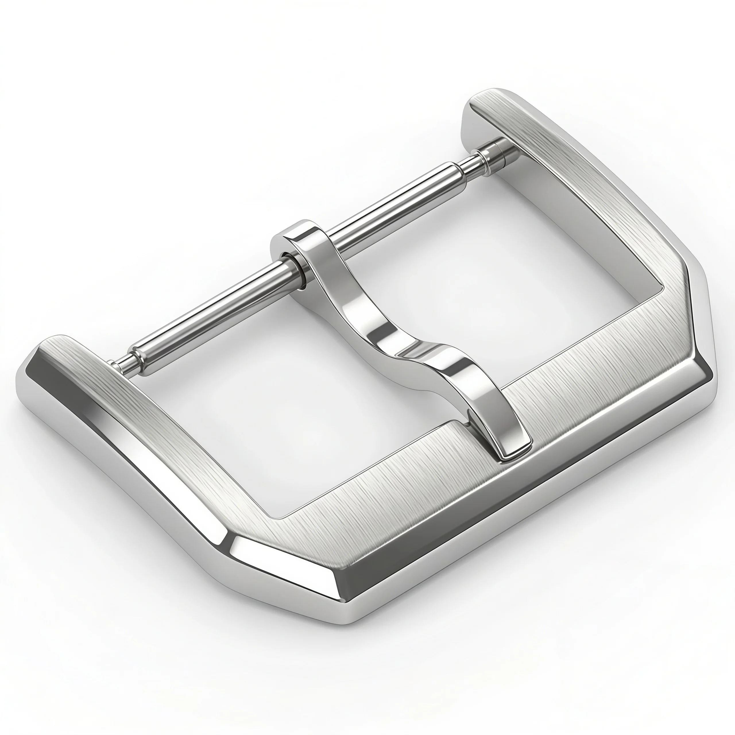 316L Stainless Steel Watch Buckle 16mm 18mm 20mm 22mm Pin Clasp for Pilot Aviator Watch Polished Brushed Men Strap Accessories