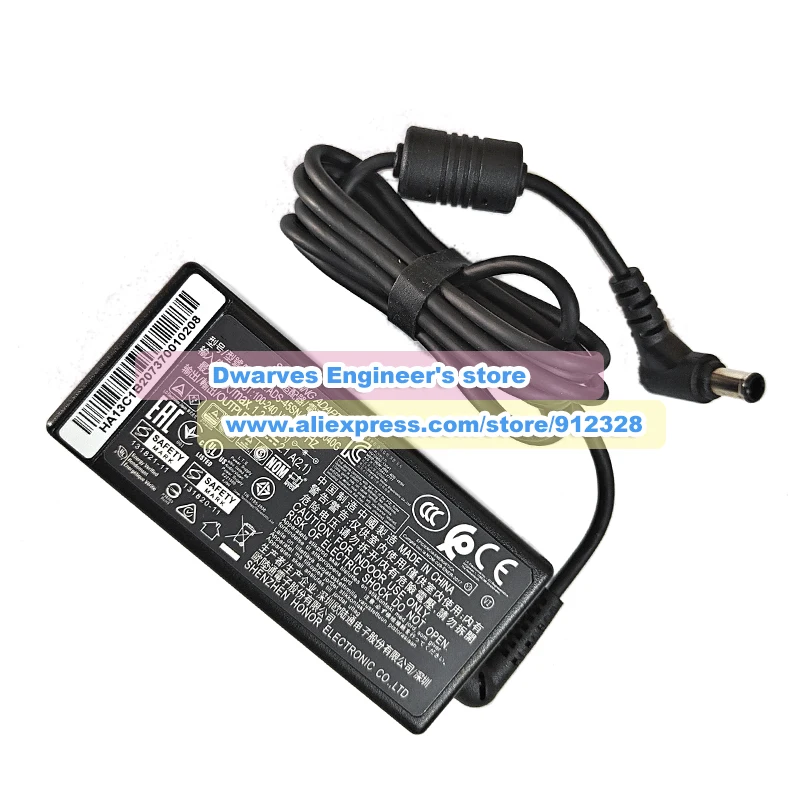 Genuine ADS-45SN-19-3 AC Adapter LCAP21C 19V 2.1A for LG 24MN33D 23MP57 22M45D 23MP48D 22M37HQ E2240S-PN E2251V E2242S E2290V