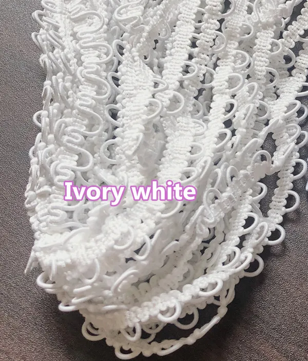 3Yards/lot Wedding dress Back buckle rope Manual DIY accessories Buckling buttonhole Clothes accessories RS140