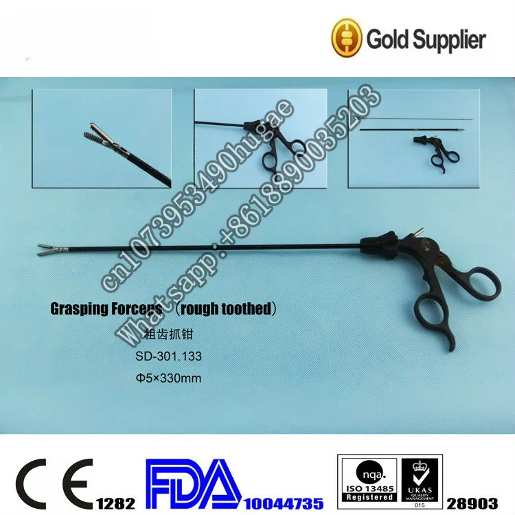 laparoscopic Instruments Medical Equipment Alligator Grasper