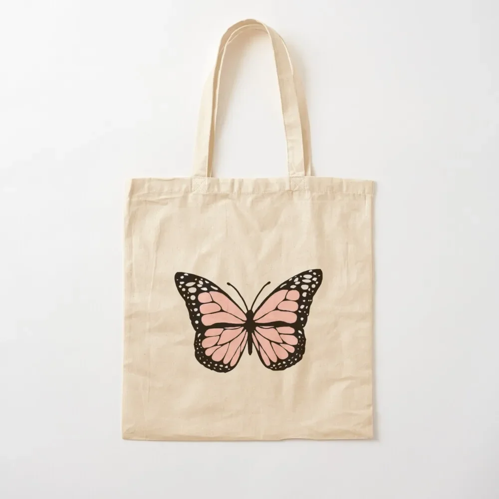 

light pink butterfly Tote Bag Cloth bag Gift bag canvas tote canvas tote