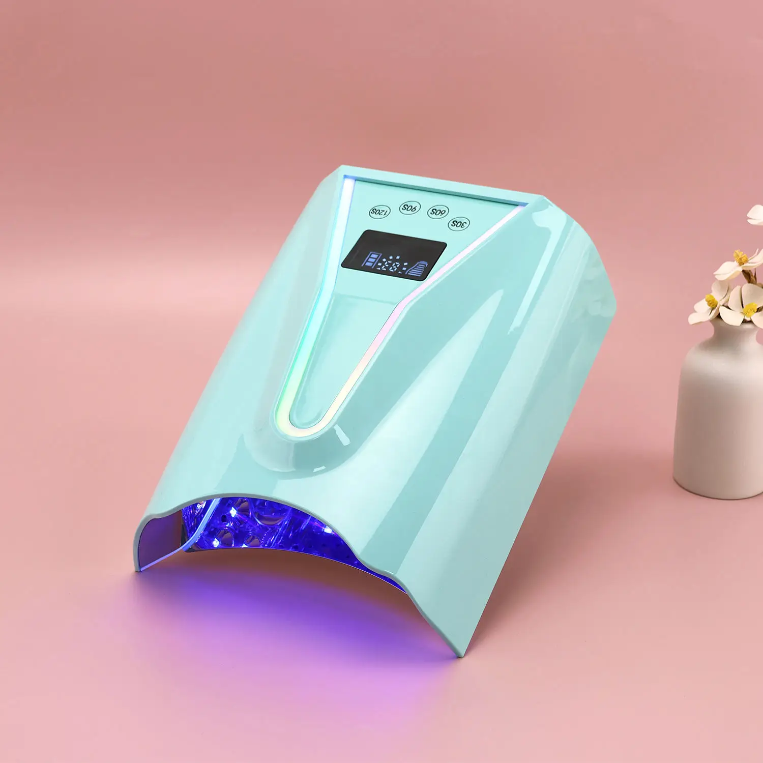 2025 neue Meerjungfrau Farbe Gel Nagel Trockner Großhandel Professionelle Starke Leistung 128 W Wiederaufladbare Cordless Cure UV LED Nagel Lampe