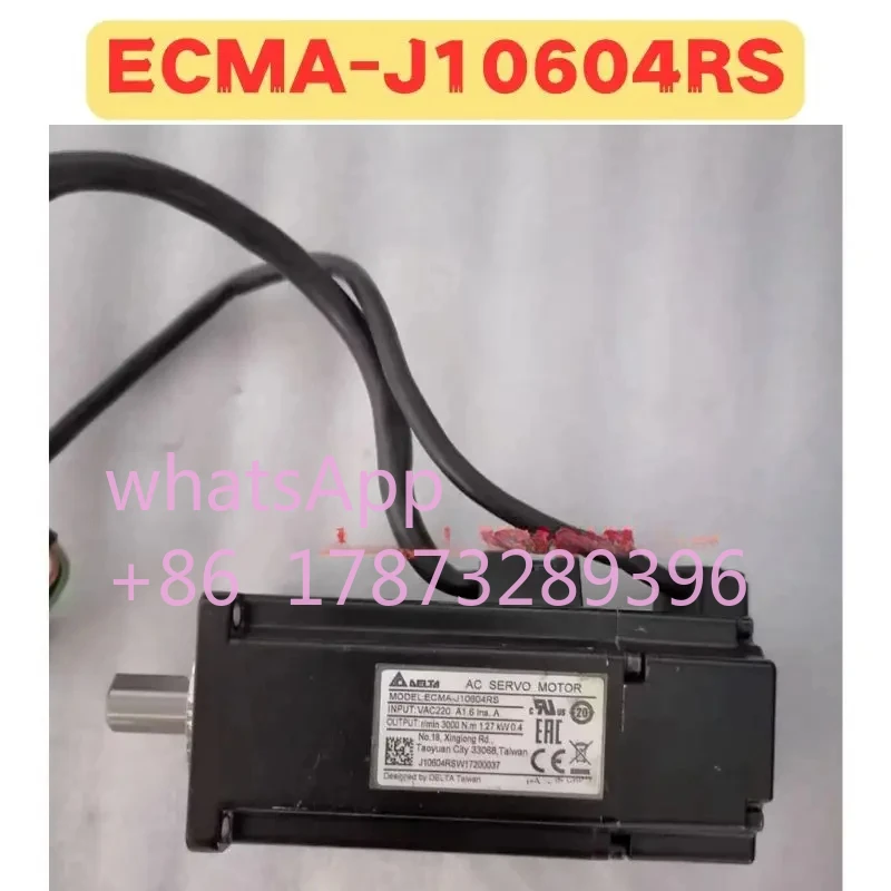 Gebrauchter Servomotor ECMA-J10604RS ECMA J10604RS Normale Funktion getestet OK