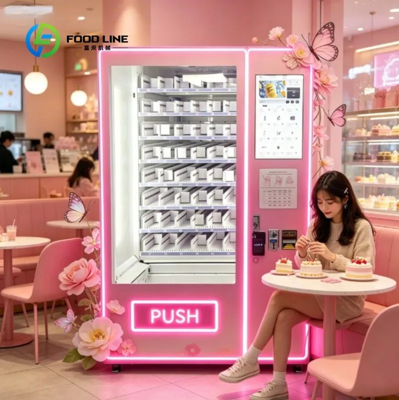 Interactive Beauty Vending Machine with Digital Screen Self-Service Cosmetic Kiosk for Retail Environments High Capacity Storage
