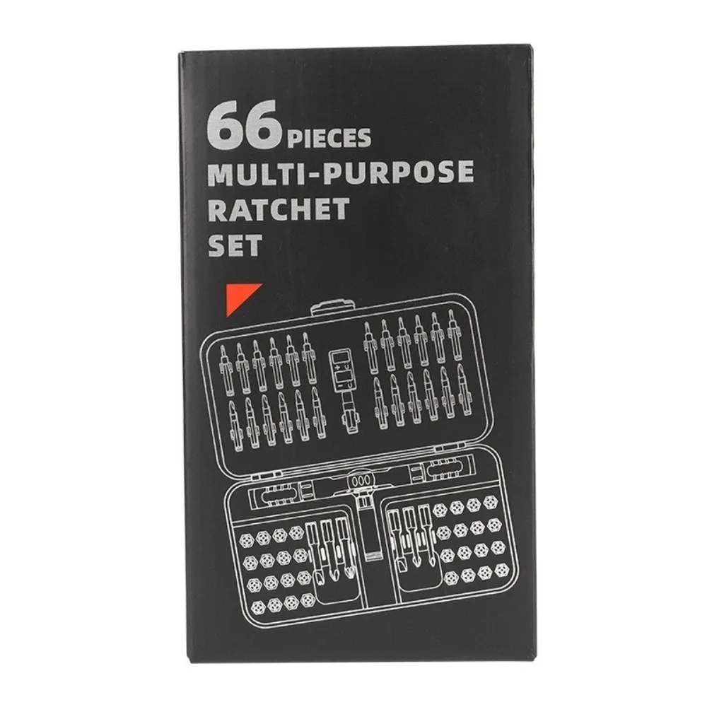 Professionelles 66-in-1 Multifunktions-Schraubendreher-Set mit S2-Stahl-Bits und Bidirektionaler Ratsche für Elektronik-Reparaturen zu Hause – Detail 13