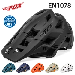 Capacete de ciclismo MTB para homens, Bat Fox, boné de bicicleta de estrada, montanha, off-road, ao ar livre, segurança, corrida