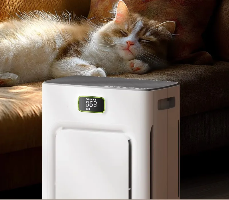 HVAC Portable Flexible Silent Smart Pet Home Allergen Removal Air Purifier Square