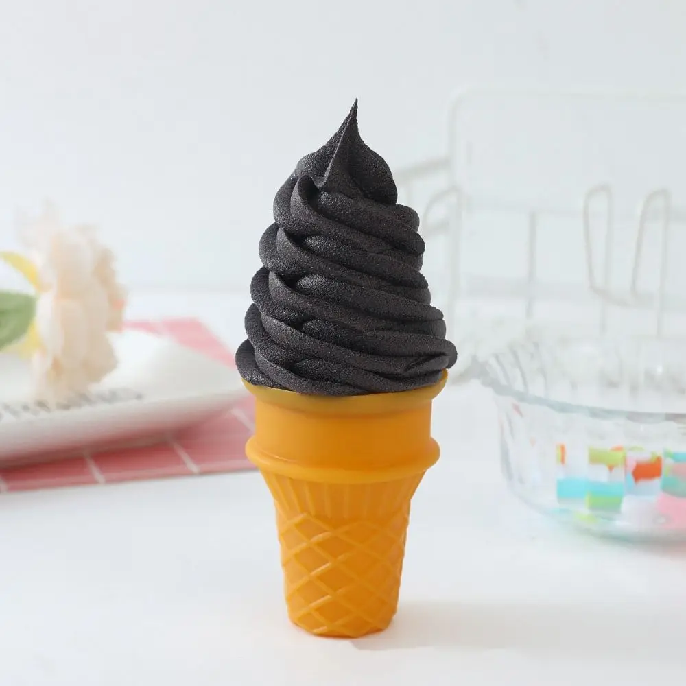 

Crispy Simulation Ice Cream Fake Food PVC Material Ice Cream Model Colorful Realistic Artificial Food Model Display Props