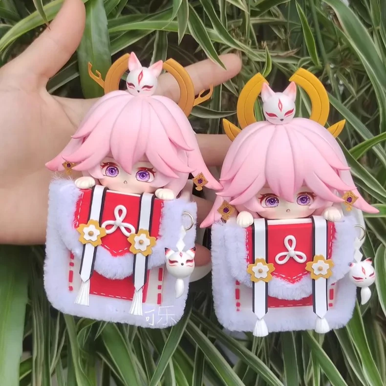 

Yae Miko Ultra-light Clay Resin Soil Garage Kits Genshin Impact Cosplay schoolba series Handmade Article Model Kit Figurine
