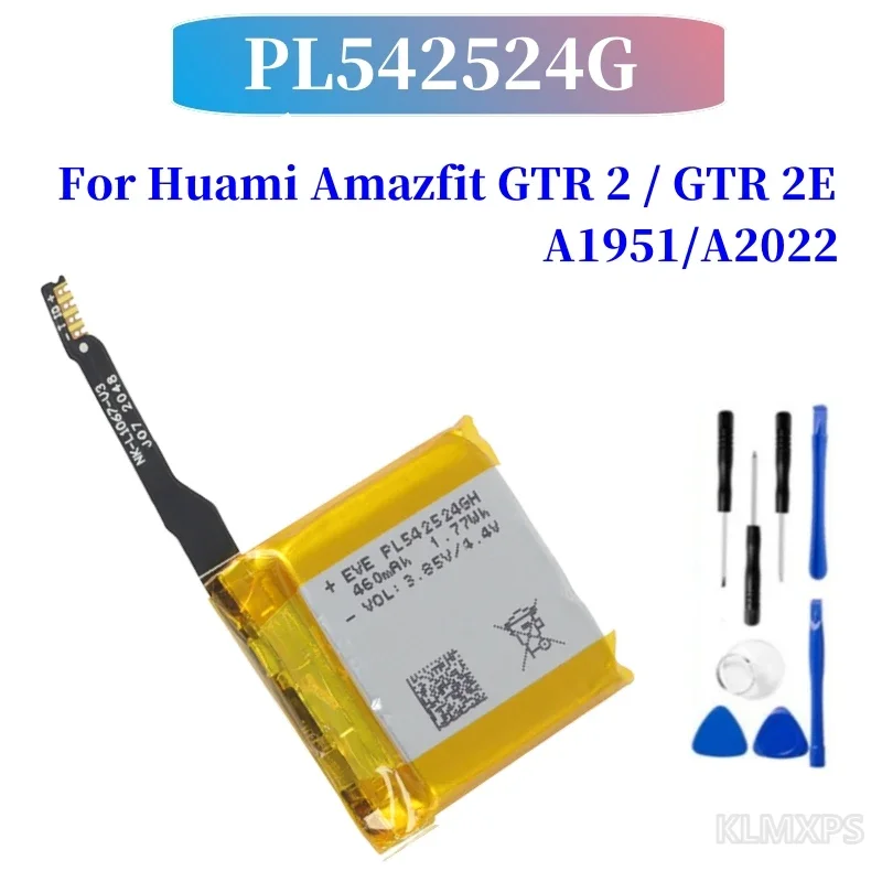 Smart Watch Replacement Battery For Huami Amazfit T-Rex Pro, Res Sport 2, Verge Lite, Stratos II 2, A1609, Ares Bip GTR Sports