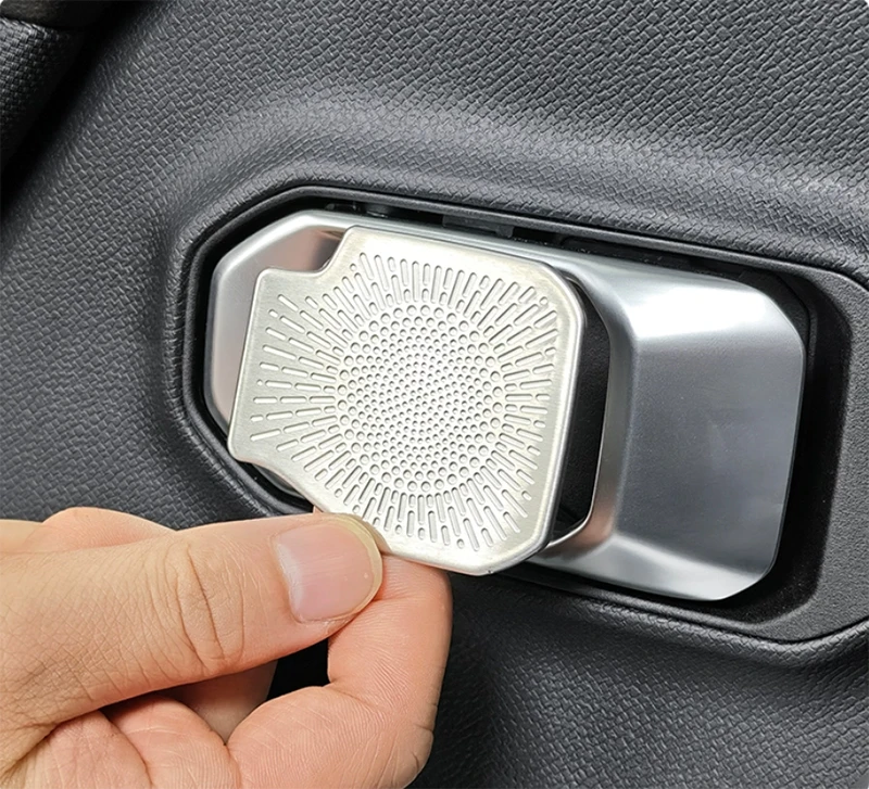Afbeelding 6: Auto binnendeurkom patch geschikt voor Jetour Shanhai T1 2024 2025 roestvrijstalen metalen deurklem gemodificeerde auto-interieur accessoires