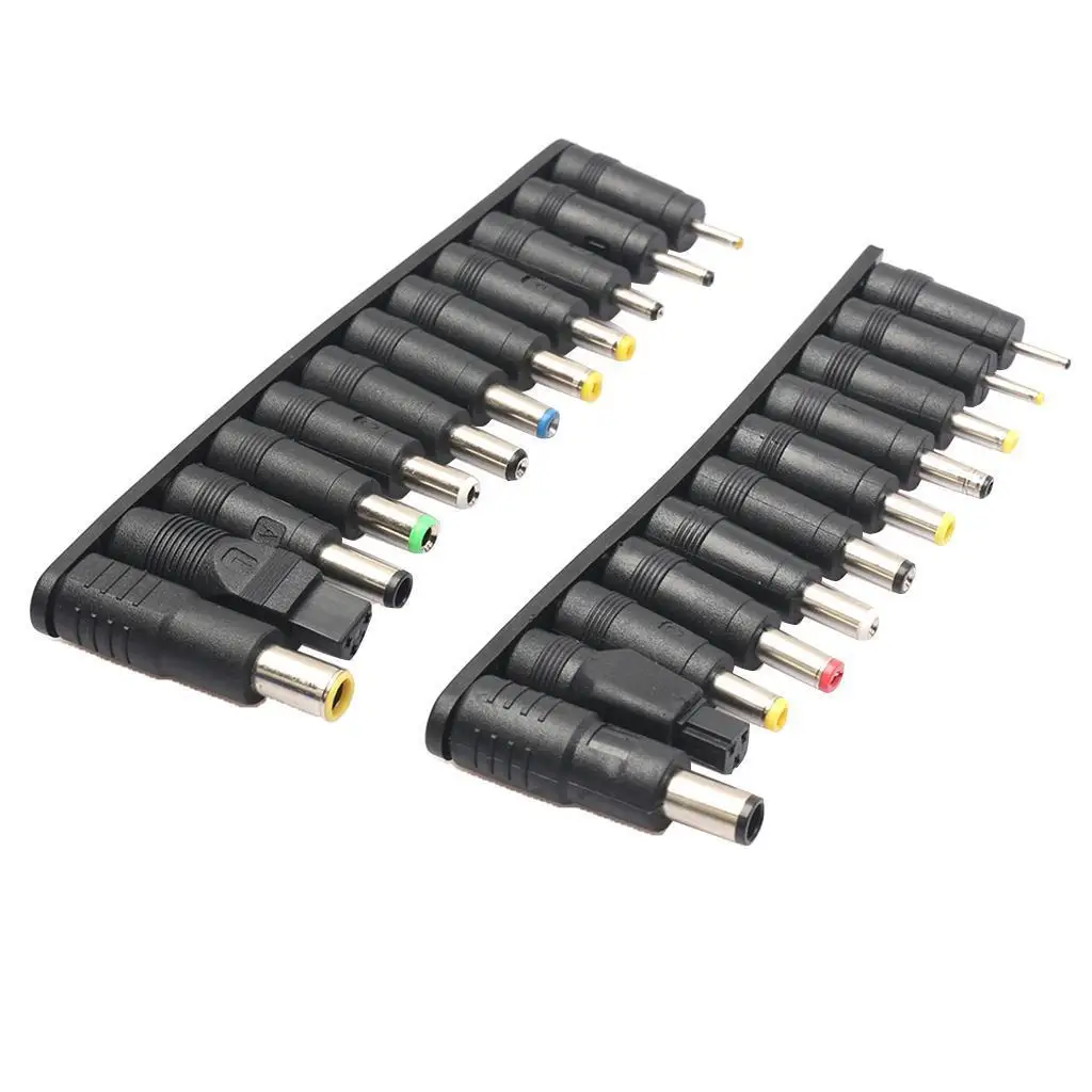 23 X DC Macho para Fêmea Adaptador Adaptador de Alimentação DC para Laptop Preto