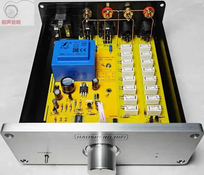 

Latest High Accuracy Relay Volume Controller Balanced Potentiometer Passive Preamp XLR Volume Control 0.1%