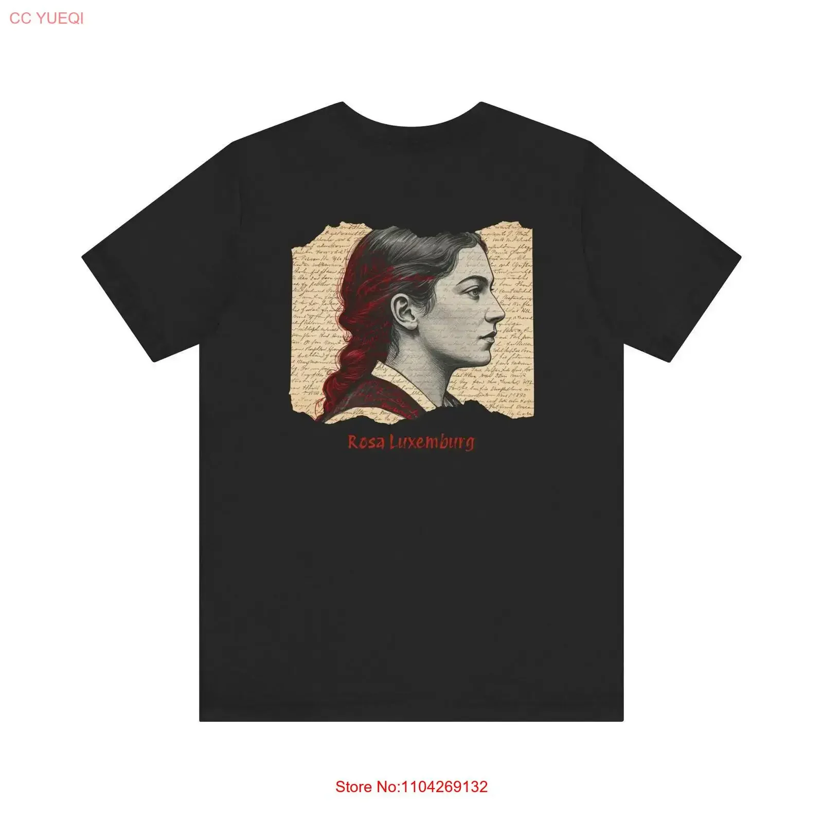 Camiseta política de Rosa Luxemburg, camiseta de activista del movimiento de protesta por la justicia social, ropa vintage lavada para hombres y mujeres