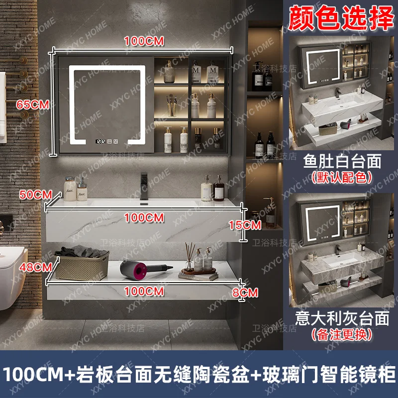 

Partitions Organizer Cupboard Bedroom China Makeup Mirror Perfume Sink Bathroom Cabinet White Corner Gabinete Hotel Furniture