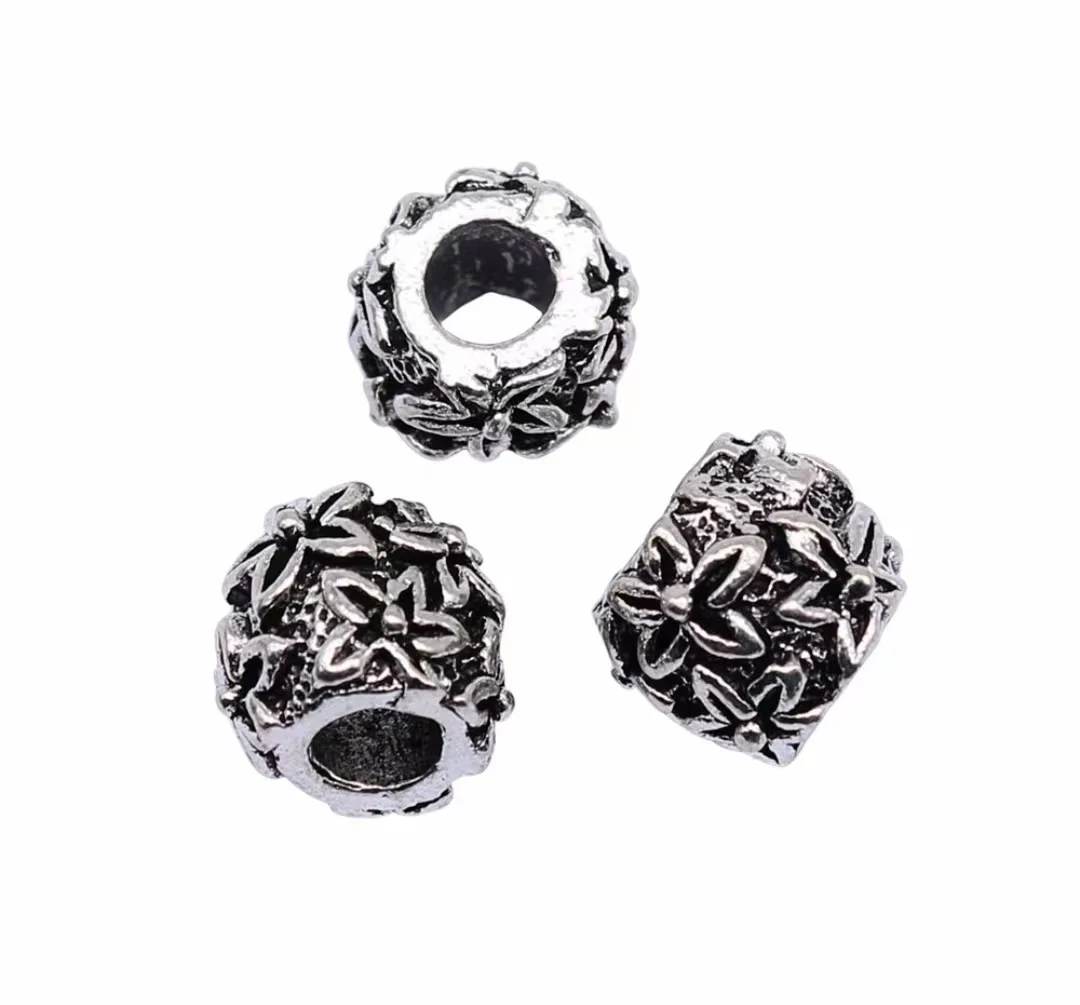 

10pcs 11x9mm Zinc alloy metal tibetan silver plated bead T0599 for jewelry making