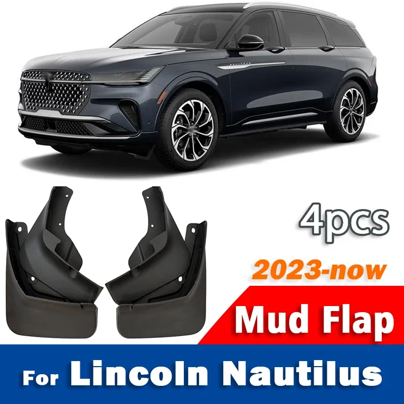 FOR Lincoln Nautilus Mudguard Mudflaps Fender Mud Flap Guards Splash Mudguards Car Accessories 1 set 4pcs 2023 2024 2025 2026+