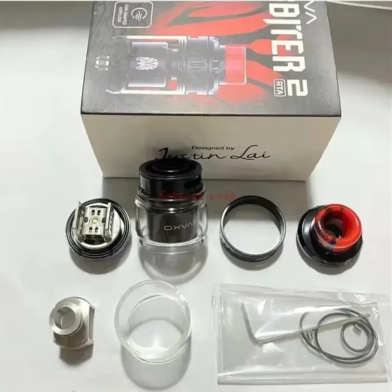 Vape Pen Arbiter 2 RTA خزان قابل لإعادة البناء 24.5 مللي متر 3.5 مللي/5 مللي مزدوج/ملف واحد بناء قابل للتعديل مشقوق العلوي تدفق الهواء البخاخة Ecig