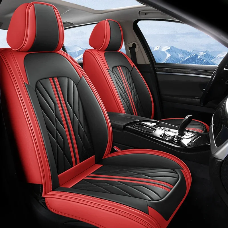 التغطية الكاملة العالمي بولي Leather الجلود مقعد السيارة يغطي لمازدا 3 CX-5 2 5 6 CX-3 CX-4 CX-7 CX-9 RX-8 CX-30 CX-50 اكسسوارات السيارات #4