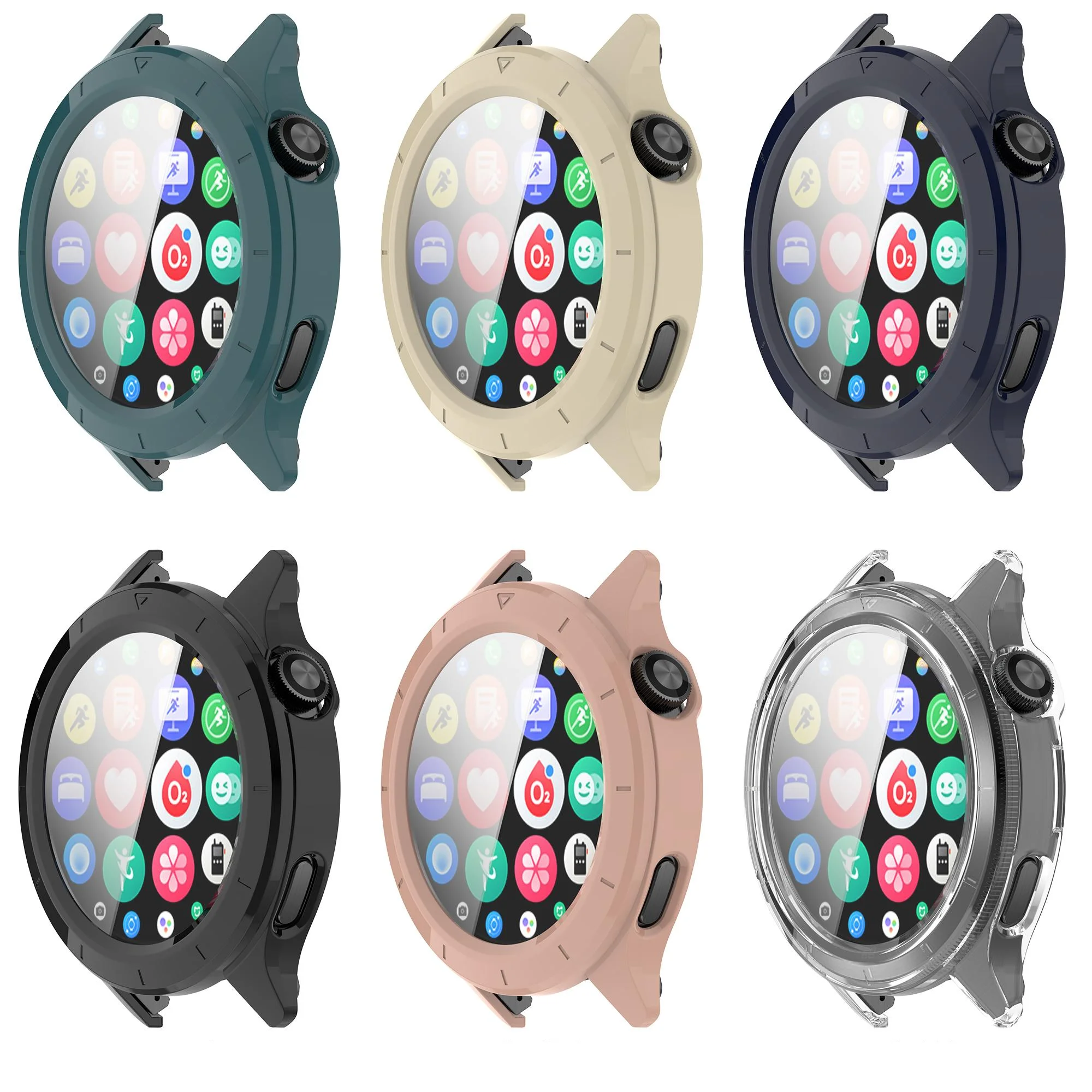 Tempered glass shell For Xiaomi Watch S4 case accessories  sport protector For Xiaomi Watch S4 eSIM case strap smart watch cover