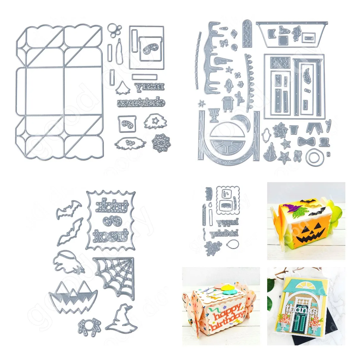 

Halloween Christmas Birthday Twist Candy Box for Diy Scrapbook Paper Journaling Decoration Metal Cutting Dies 2024 Embossing New