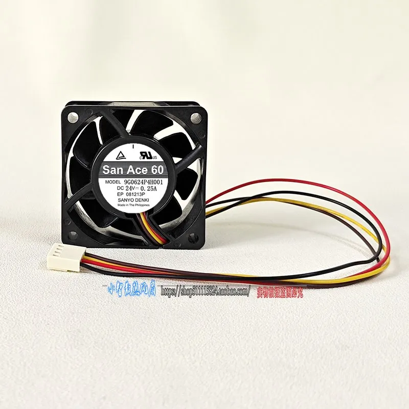 ORIGINAL 9G0624P4H001 0.25A 24V 6025 60*60*25mm NEW COOLING FAN RADIATOR