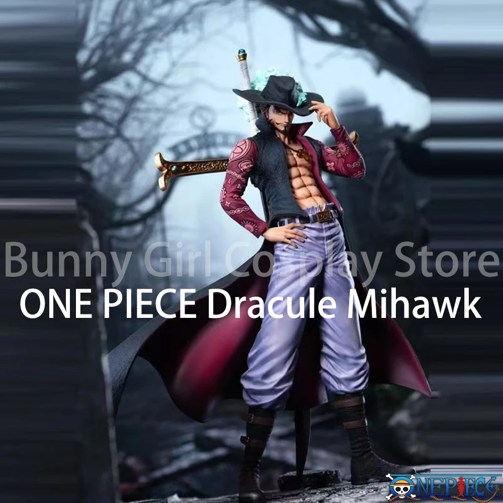 

New 30cm One Piece Anime Figure Dracule Mihawk Action Figures Eagle Eye Display Pvc Model Statue Collectible Decoration Toy Gift