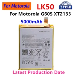 100% Original  LK50 5000mAh Battery For Motorola  Moto G60S XT2133  Phone Batteries