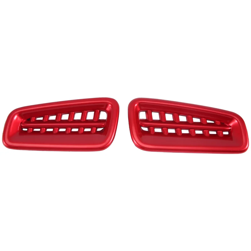 

2PCS Side Dashboard Air Vent Cover Trim Decor For Honda Civic 11Th 2022 2023 Red Interior Accessories