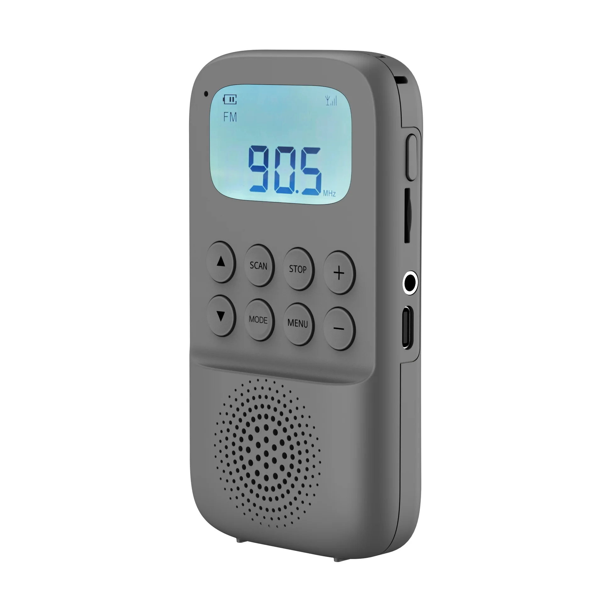 

Портативная колонка с Bluetooth 5.0, FM/AM-приемник, MP3-плеер с поддержкой карт TF, функция записи голоса, разъем для наушников 3,5 мм и зарядка Type-C