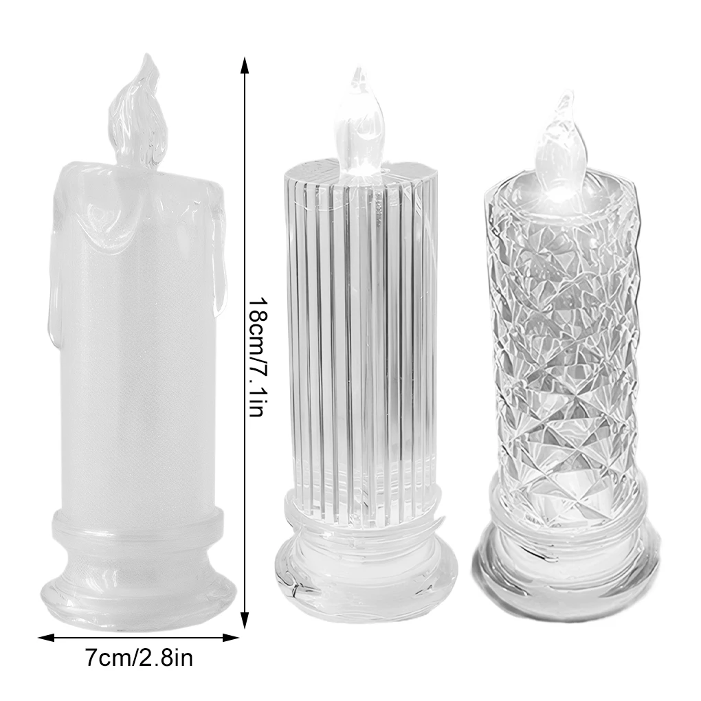 Christmas Night Lamp Safe Battery Operated LED Candle Lamp For Home Decoration LED simulation Candle Light