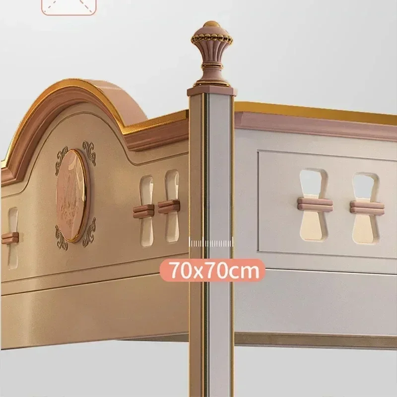 American Noble Children Beds Solid Wood Bunk Girl Large Luxury Children Beds High Kids  Bedroom Furniture