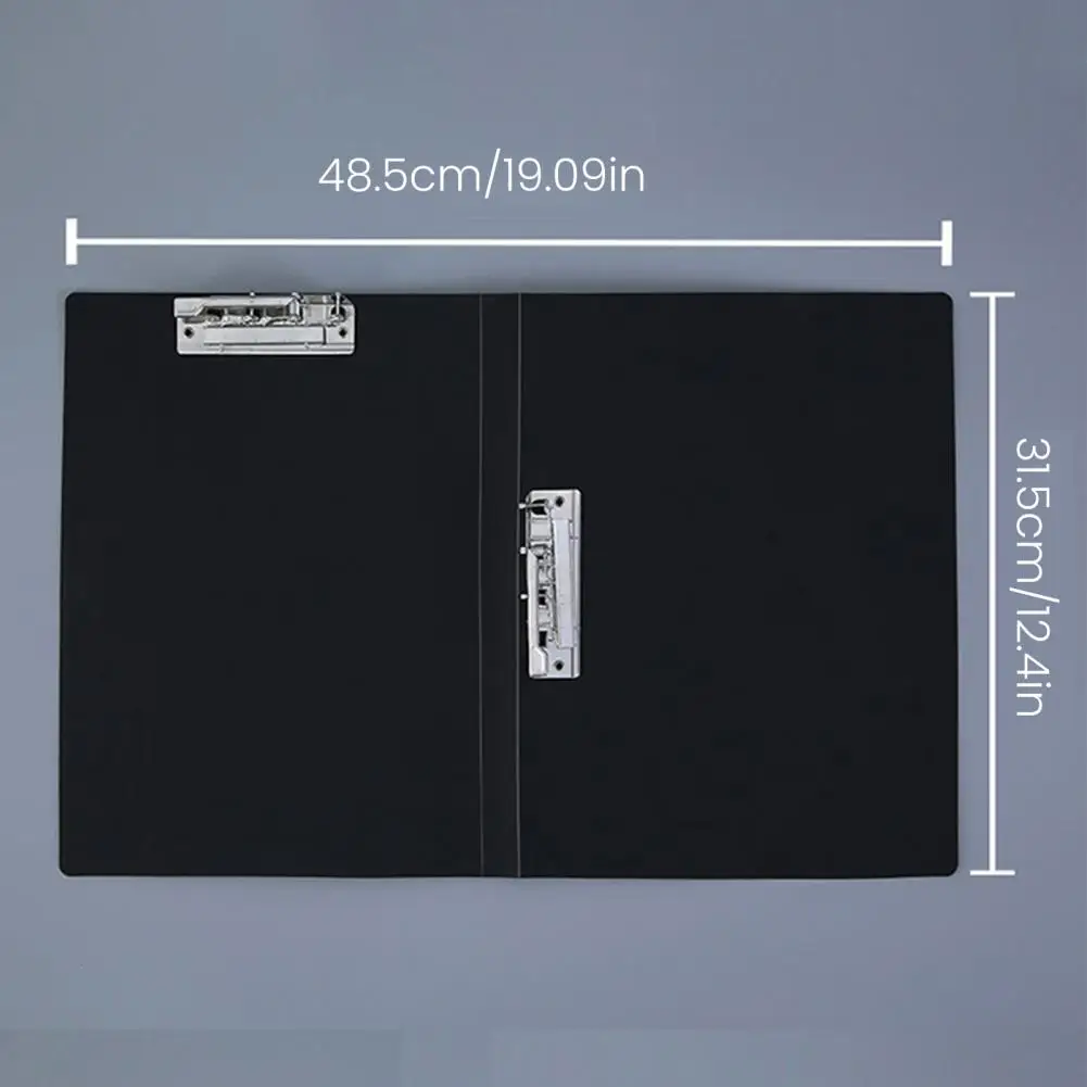 耐衝撃性ファイルオーガナイザー スイングクランプバインダーフォルダー 仕事学校用 A4 パンチレスバインダー 120枚のカラー文書を収納可能