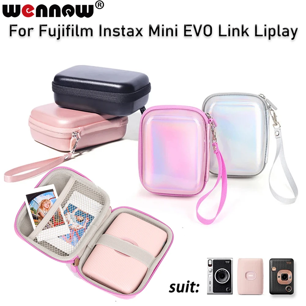 Cover Casing for Fujifilm Instax Mini Link Liplay EVO SP 2 SP-2 Printer Carrying EVA Shockproof Case Bag Mesh Pocket Fit Instax