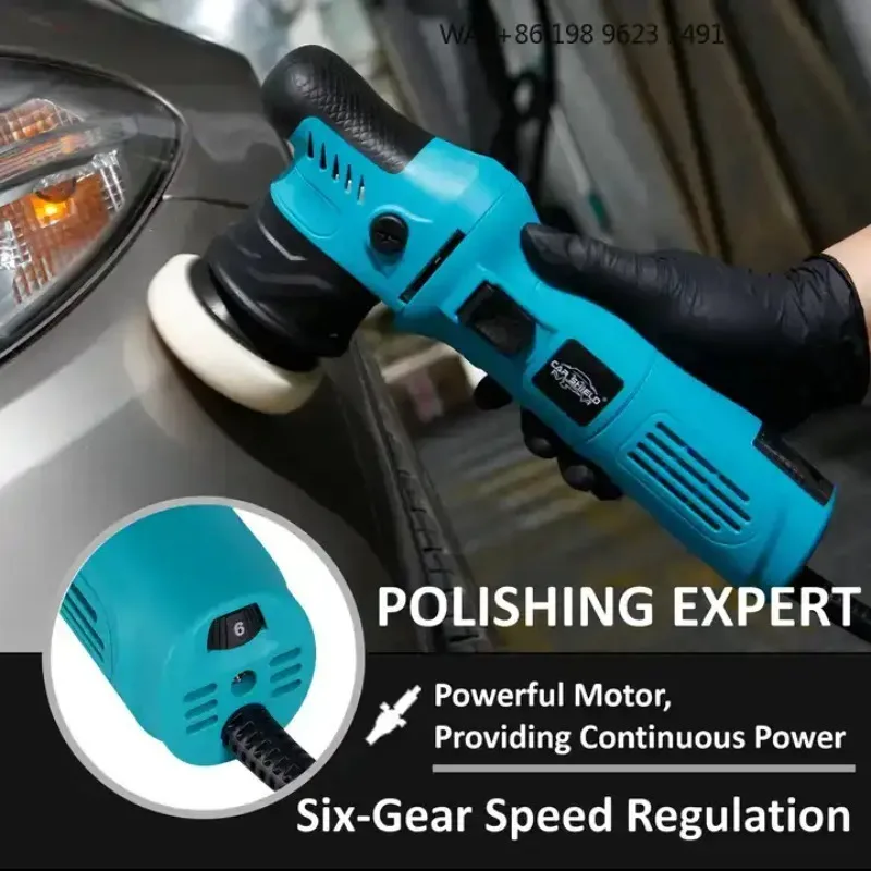 Compact Nano Mini Orbital Buffing Frame Small Foam Pad For Narrow Gap Wheel Mirror  Auto Detailing Work