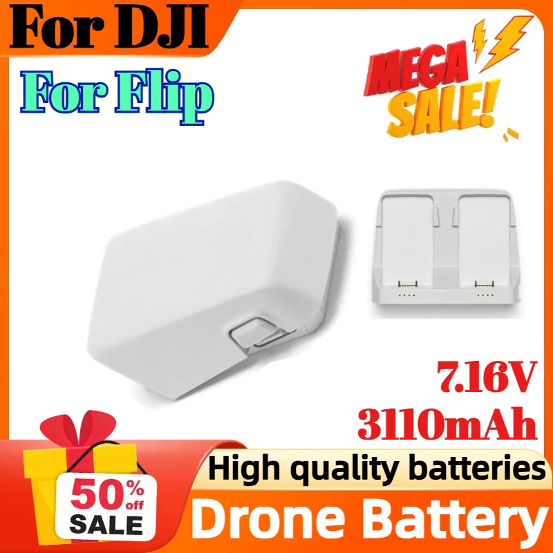 

3110mAh 7.16V For DJI Flip Battery Flight Time 31 Minutes Compatible Flip Intelligent Flight Battery Accessories