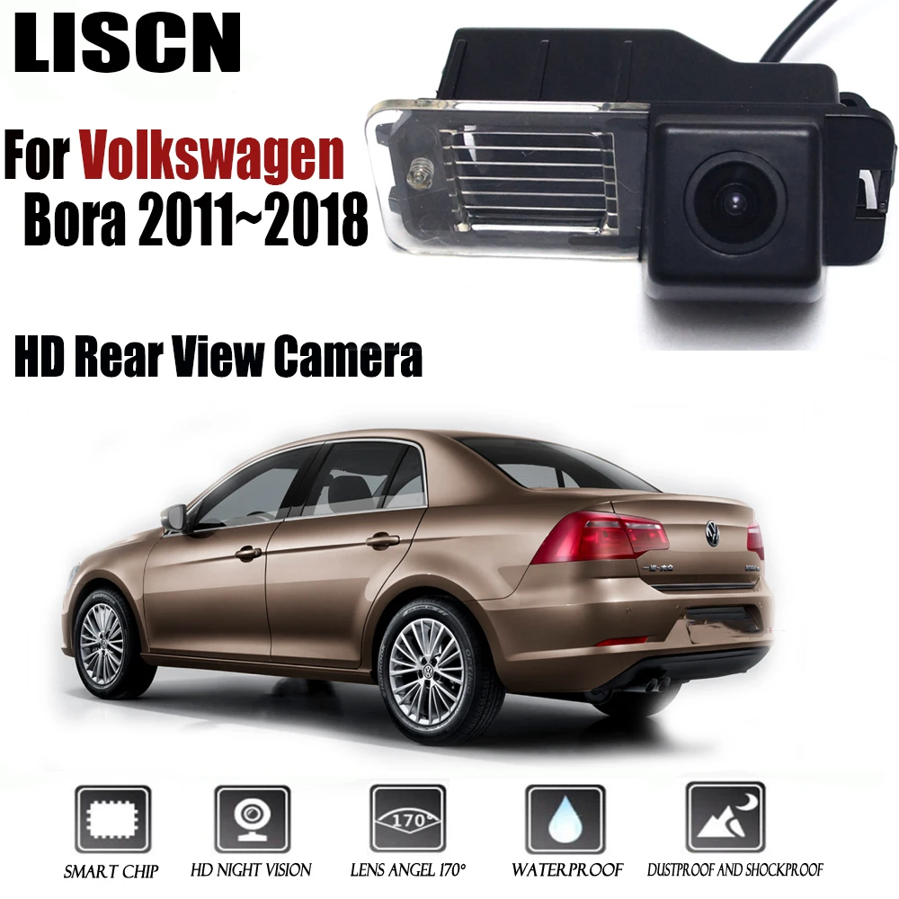 

Rearview Camera For Volkswagen Bora 2011~2018 CCD Night Vision Reverse Backup Camera/Rear View Camera license plat Camera