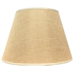 Lampa stołowa abażur akcesoria E27 lniana lampka nocna lampa podłogowa klosz do lampy tkanina dolna średnica 30cm żółta