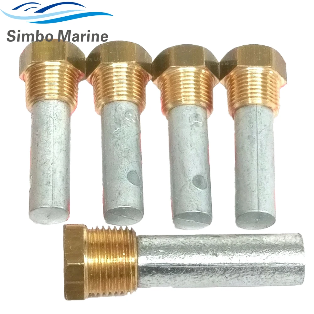Zinc Pencil Anode Kit for Yanmar 6LY 6LP 4LHA Engines Replaces 119773-92600 119574-18790 119574-44150 image 5